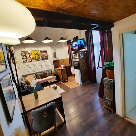 شقة Authentic Belgrade Centre - Split Level Loft With Patio In Courtyard المظهر الخارجي الصورة